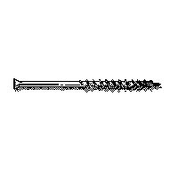 2-1/4" SS TRIM SCREW 5LB