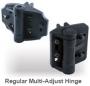 AM SERIES REG MULTI ADJ HINGE BL