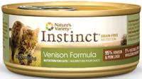 NATURE'S VARIETY INSTINCT VENISON RECIPE 5.5 OZ.