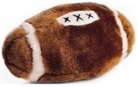 PLUSH FOOTBALL DOG TOY