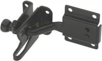 GATE LATCH ADJ BLACK 4"