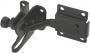 GATE LATCH ADJ BLACK 4"