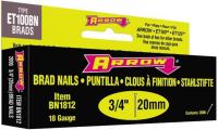 ARROW 3/4" BRAD NAIL 18GA BROWN