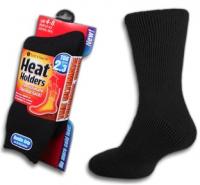 WOMEN'S HEAT HOLDERS THERMAL SOCKS BLACK