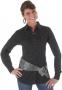 LADIES WESTERN LONG SLEEVE BLK M