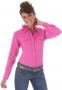 LADIES WESTERN LONG SLEEVE PNK L