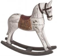 VINTAGE ROCKING HORSE RESIN