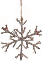 RUSTIC TWIG SNOWFLAKE SMALL