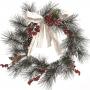 BIRCH RIBBON WREATH 24" WINTER