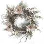 BIRCH POINSETTIA WREATH 24"