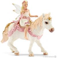 SCHLEICH DELICATE LILY ELF &PONY