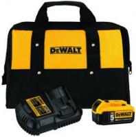 DEWALT CHARGER, BATTERY& BAG KIT