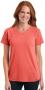 WOMENS KNIT T-SHIRT CORAL SMALL