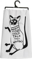 DISH TOWEL CAT COULD TALK