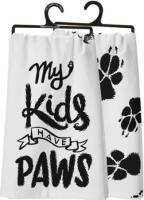 DISH TOWEL  KIDS HAVE PAWS
