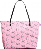 PAUL & LYDIA PINK RIDER TOTE