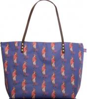 PAUL & LYDIA PURPLE FOX TOTE