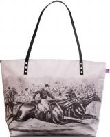 PAUL & LYDIA BLACK RACETRCK TOTE