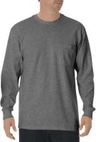 MENS LONG SLEEVE TEE HEATH GR 2X