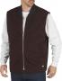 MENS INSULATED VEST CHOC BRWN LG