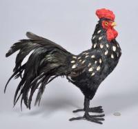 ROOSTER JUTE WOODCHIP BLACK 14"