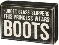 BOX SIGN PRINCESS BOOTS