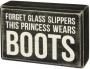 BOX SIGN PRINCESS BOOTS