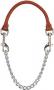 LEATHER & CHAIN GOAT COLLAR 24"