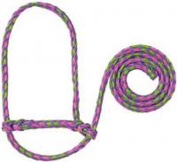 POLY ROPE SHEEP HALTER PK/PU/GR