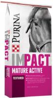 PURINA IMPACT MATURE ACTIVE TEXTURED 10.6 HORSE FEED 50 LB.