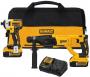 DEWALT ROTARY HAMMER & IMPACT DRIVER KIT 20V MAX XR