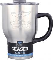 ORCA CHASER CAFE  STAINLESS STEEL & CLEAR LID 20 OZ.