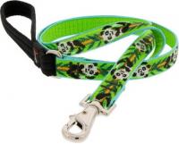 LUPINE PET MEDIUM DOG LEASH PANDA LAND 3/4"x6'