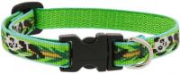 LUPINE PET ADJUSTABLE SMALL DOG COLLAR PANDA LAND 1/2"x6-9"