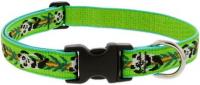 LUPINE PET ADJUSTABLE LARGE DOG COLLAR PANDA LAND 1"x12-20"