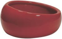 LIVING WORLD ERGONOMIC CAT DISH TERRA COTTA RED LARGE, 14.78 OZ.