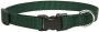 LUPINE PET ADJUSTABLE MEDIUM DOG COLLAR GREEN 3/4"x9-14"