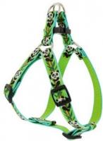 LUPINE PET MEDIUM DOG STEP IN HARNESS PANDA LAND 3/4"x15-21"