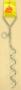 DOME STAKE 16" SPIRAL