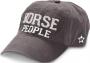 HORSE PEOPLE DARK GRAY ADJUSTABLE HAT