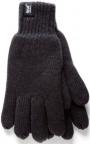 MEN'S HEAT HOLDERS GLOVES LARGE/XLARGE BLACK