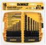 DEWALT BLACK OXIDE BIT SET 16PC