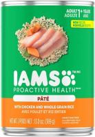 IAMS PROACTIVE HEALTH CHICKEN & RICE PATE 13 OZ.