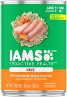 IAMS PROACTIVE HEALTH CHICKEN & RICE PATE 13 OZ.