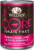 WELLNESS CORE TURKEY PORK LIVER & DUCK 12.5 OZ.