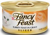 FANCY FEAST SLICED TURKEY GOURMET 3 OZ.