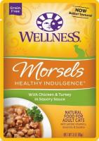 WELLNESS MORSELS CHICKEN & TURKEY 3 OZ.