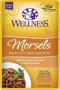 WELLNESS MORSELS CHICKEN & SALMON 3 OZ.