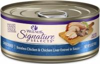 WELLNESS SIGNATURE SHREDDED CHICKEN/LIVER 5.3 OZ.