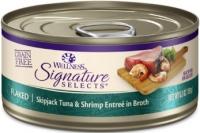 WELLNESS SIGNATURE FLAKED TUNA & SHRIMP 5.3 OZ.